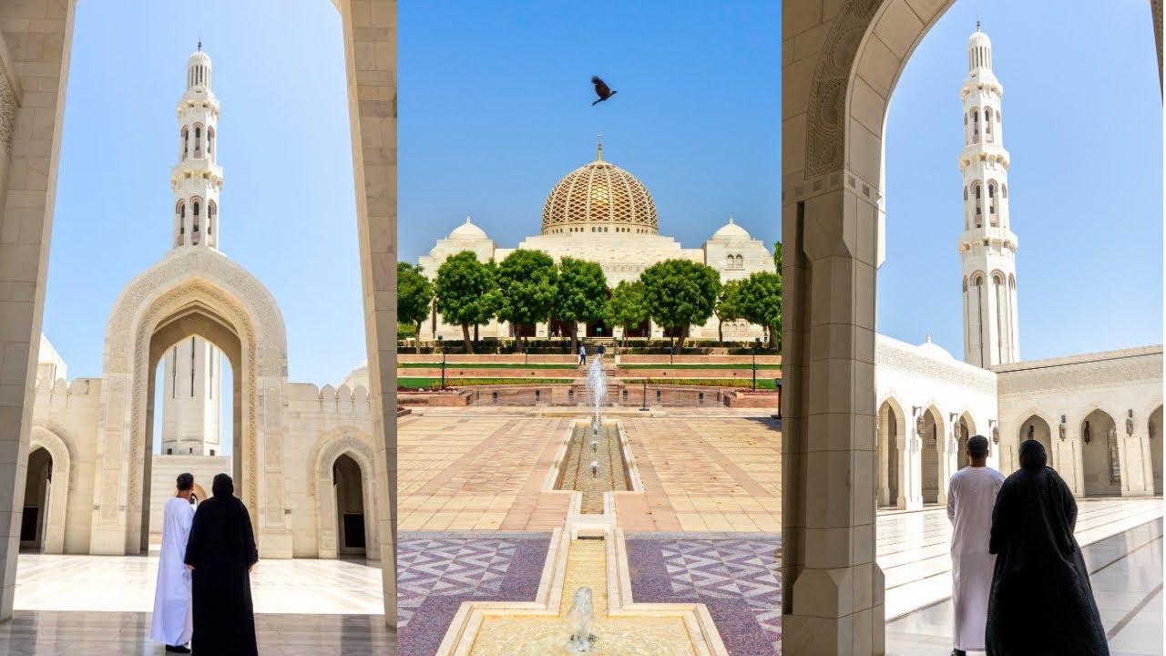 Sultan Qaboos Mosque|The largest mosque in Oman