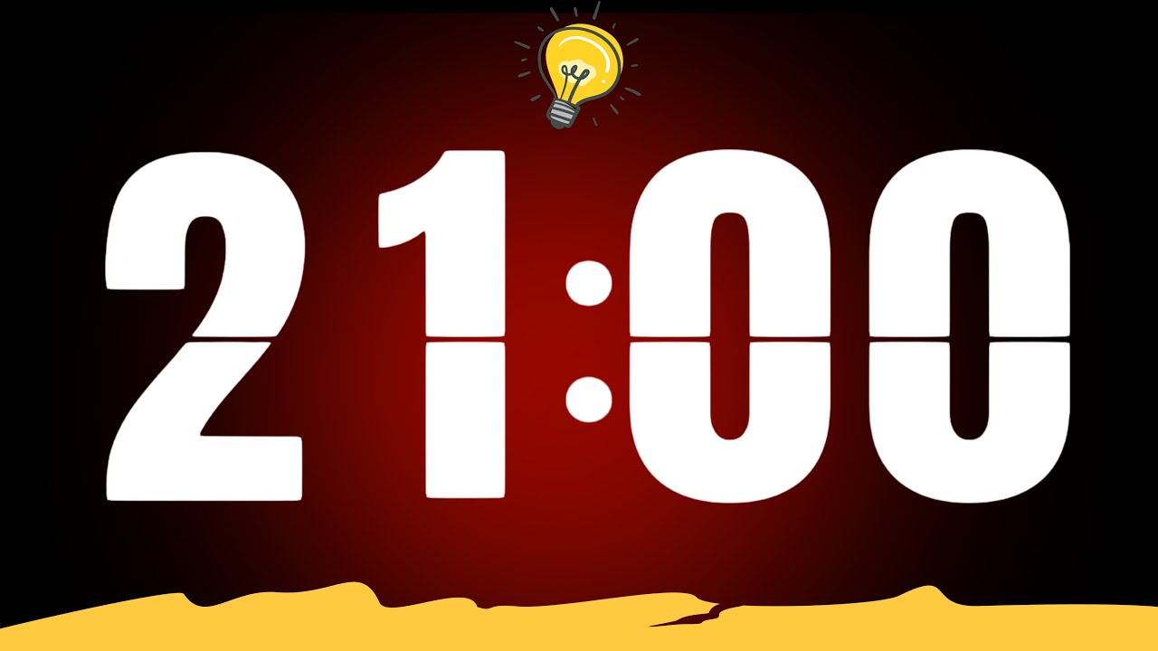 ⏰ 21 Minute Timer - No Distractions