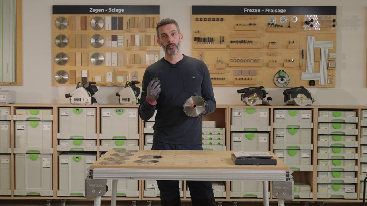 Les différentes lames de scie circulaire festool