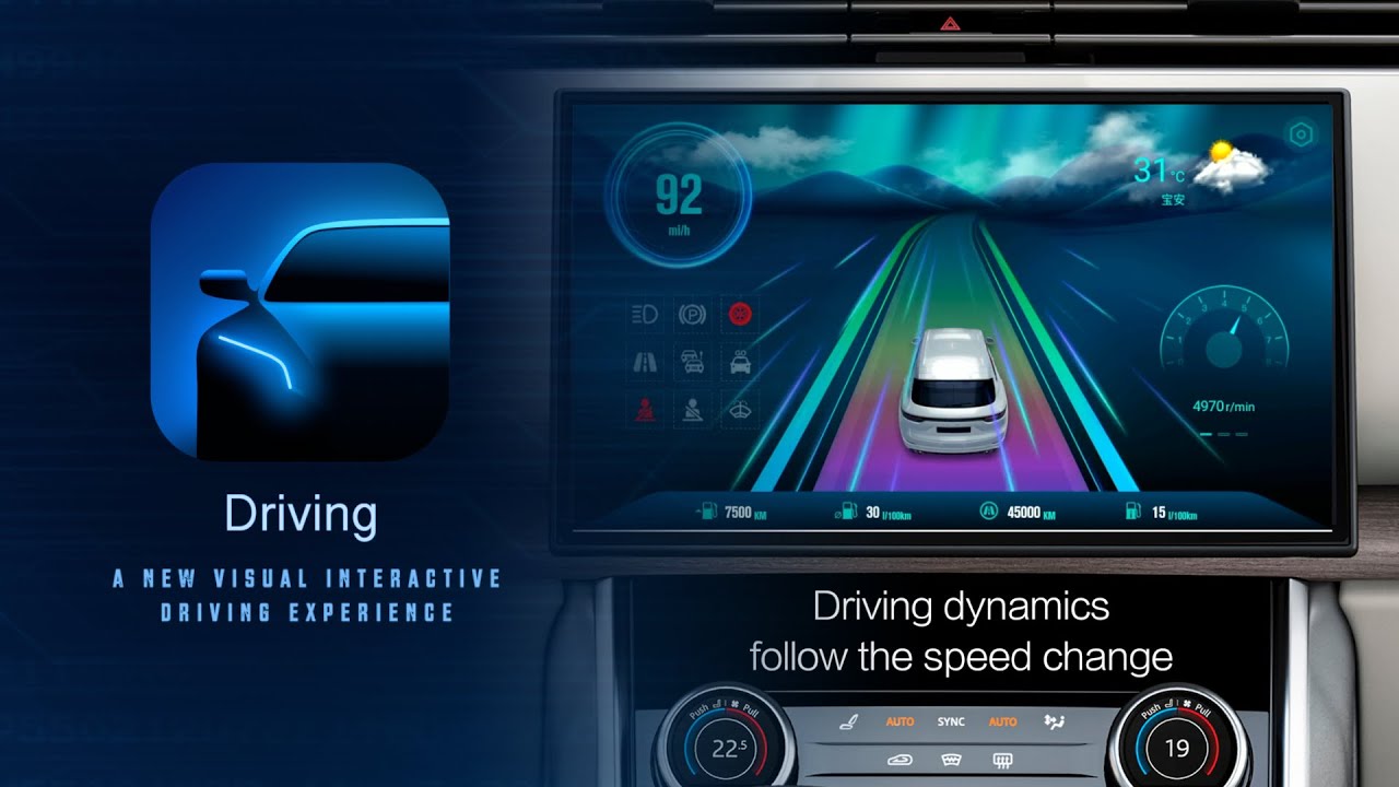 A new visual interactive driving experience, Driving APP