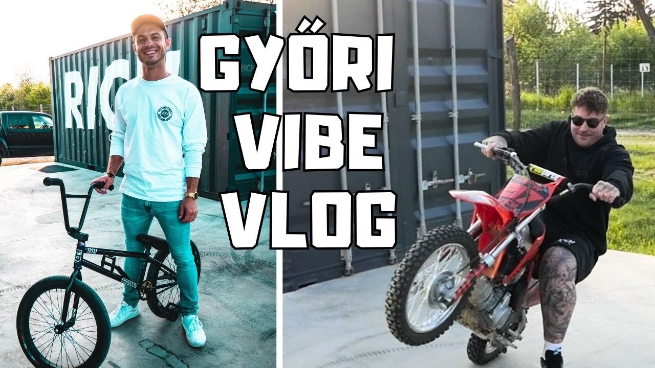 Az &Uacute;J BICIKLIM - Akt&iacute;v nap Győrben! #vlog