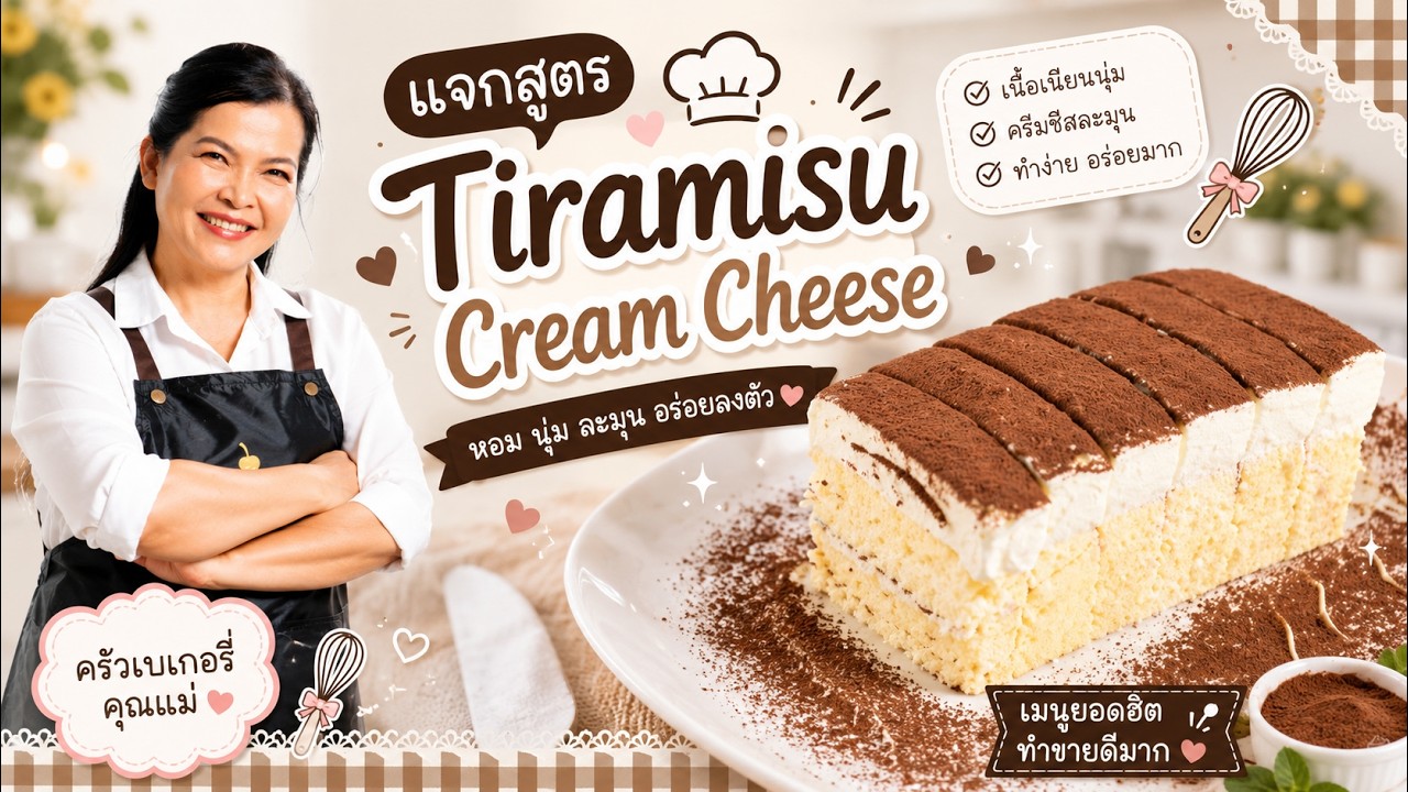 📌แจกสูตร 𝐓𝐢𝐫𝐚𝐦𝐢𝐬𝐮 𝐂𝐫𝐞𝐚𝐦 𝐂𝐡𝐞𝐞𝐬𝐞