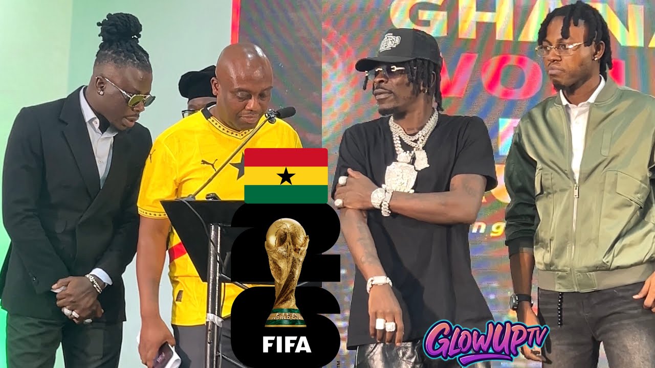 Shatta Wale & Stonebwoy Meets For The 1st Time In Awhile @ The Launch Of Ghana World Cup Raffle Draw