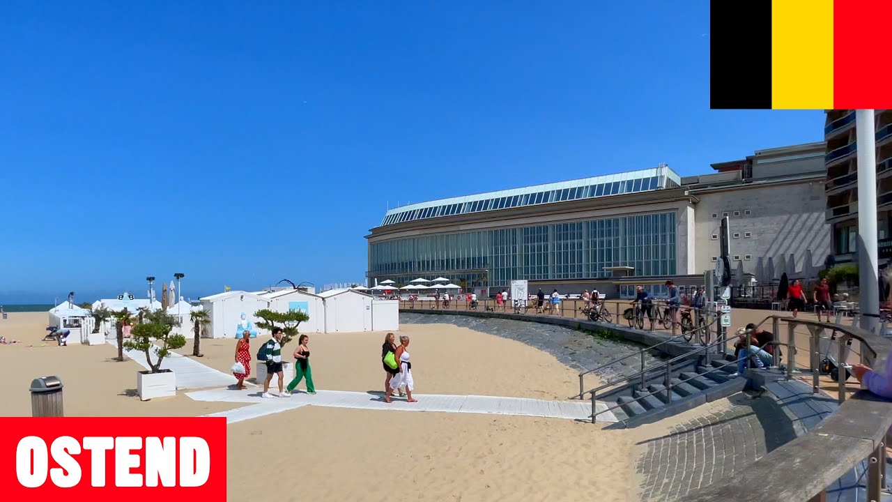 Ostend Belgium 🇧🇪 Belgian Coast walking tour