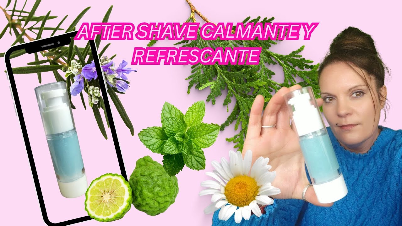 Tutorial como hacer AFTER SHAVE CALMANTE Y REFRESCANTE ❄