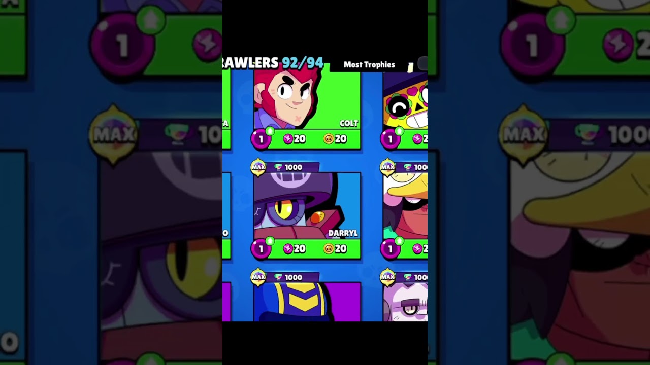 I managed to get 70k Trophies ONLY POWER 1! #brawlstars #power1