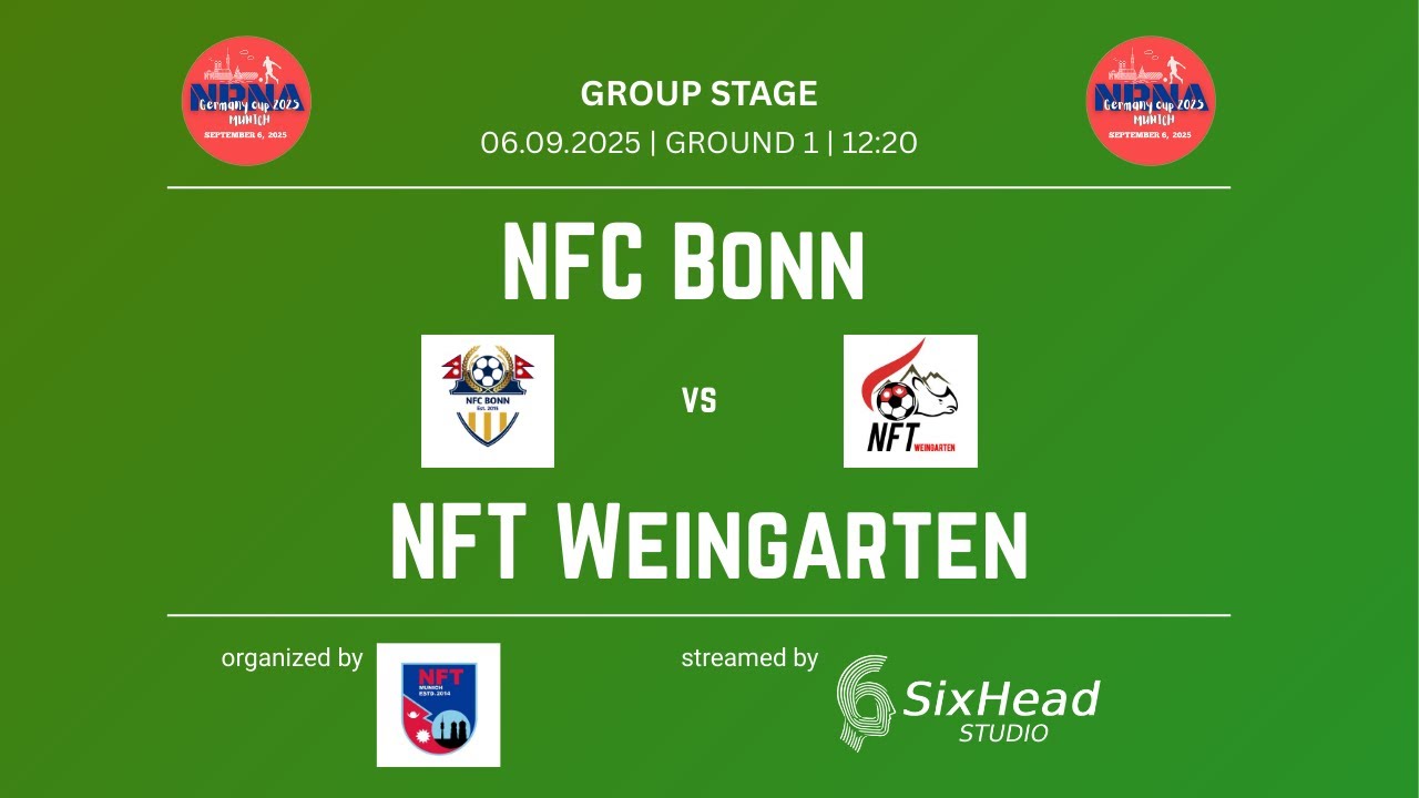  NRNA CUP 2025: NFT Weingarten vs NFC Bonn (Group Stage)  