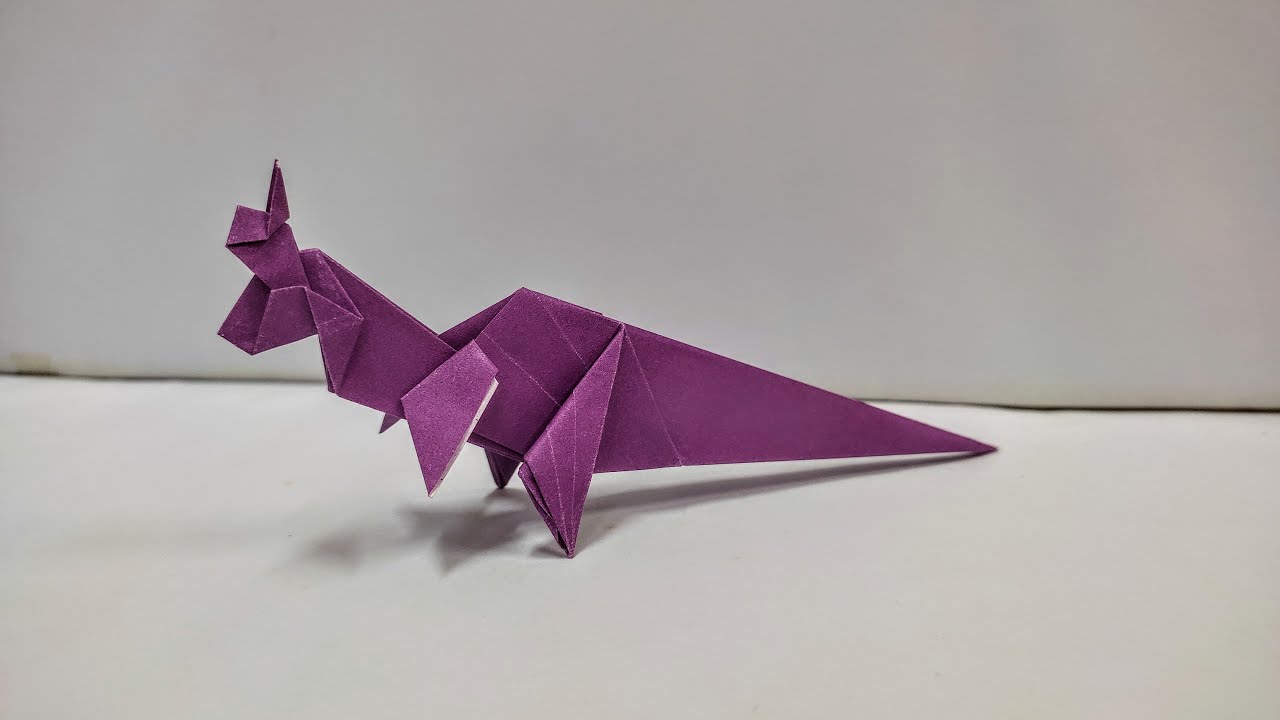 Origami Dinosaur Lambeosaurus Easy