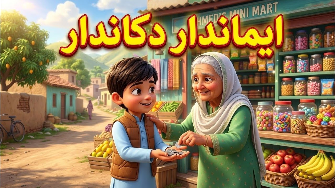 An honest boy story. It is an education purpose video for kids created from AI. 