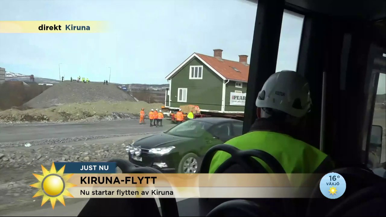 Kirunaflytten har startat: 