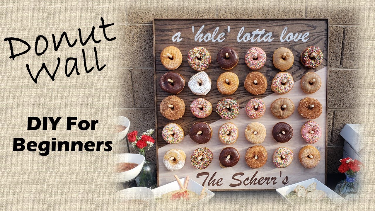 Donut Wall, Full Tutorial. Great Project for Beginners! Great Etsy Product!