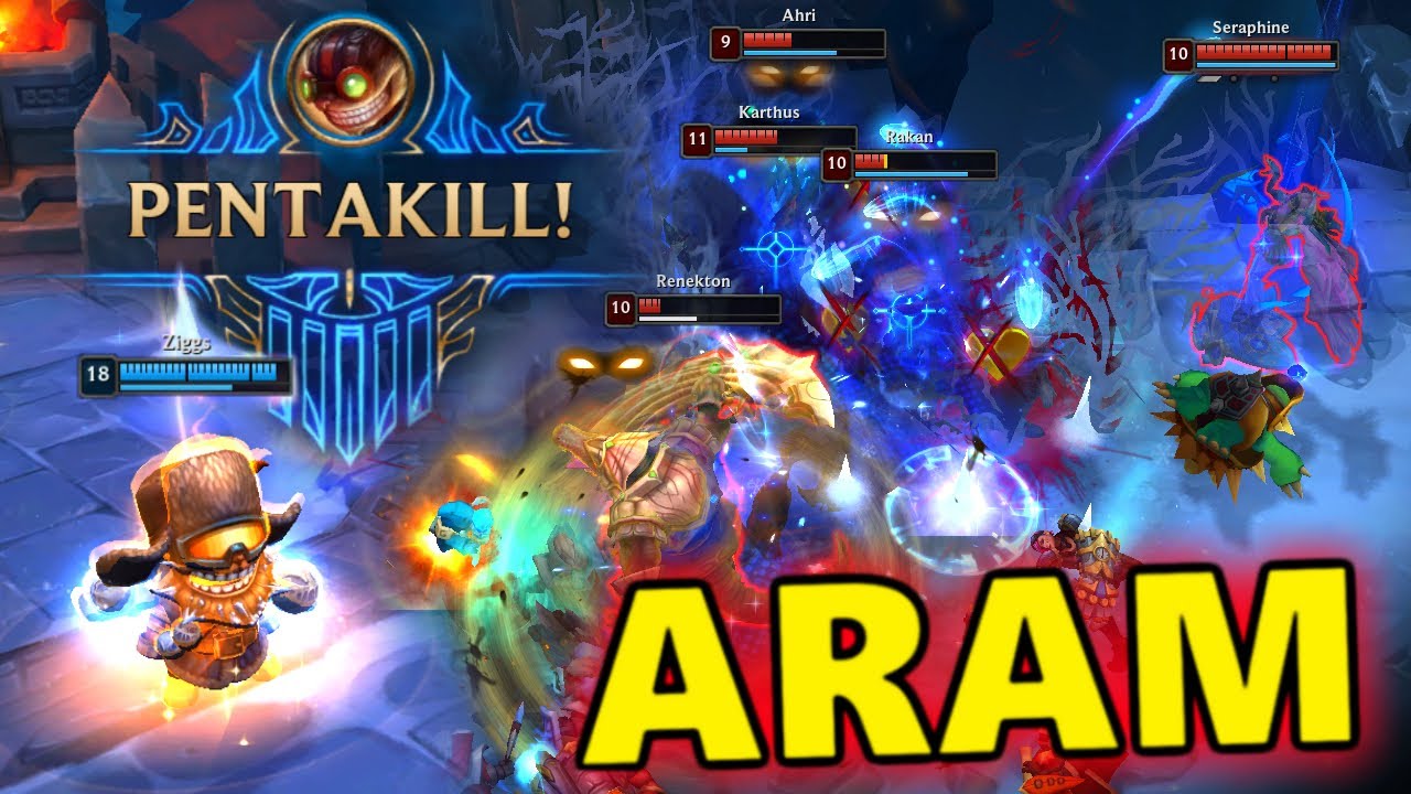 ARAM LoL FUN Montage 2025 (1v5 Penta, Ziggs, Gangplank, Zed, Ryze, Rengar, Varus) #420