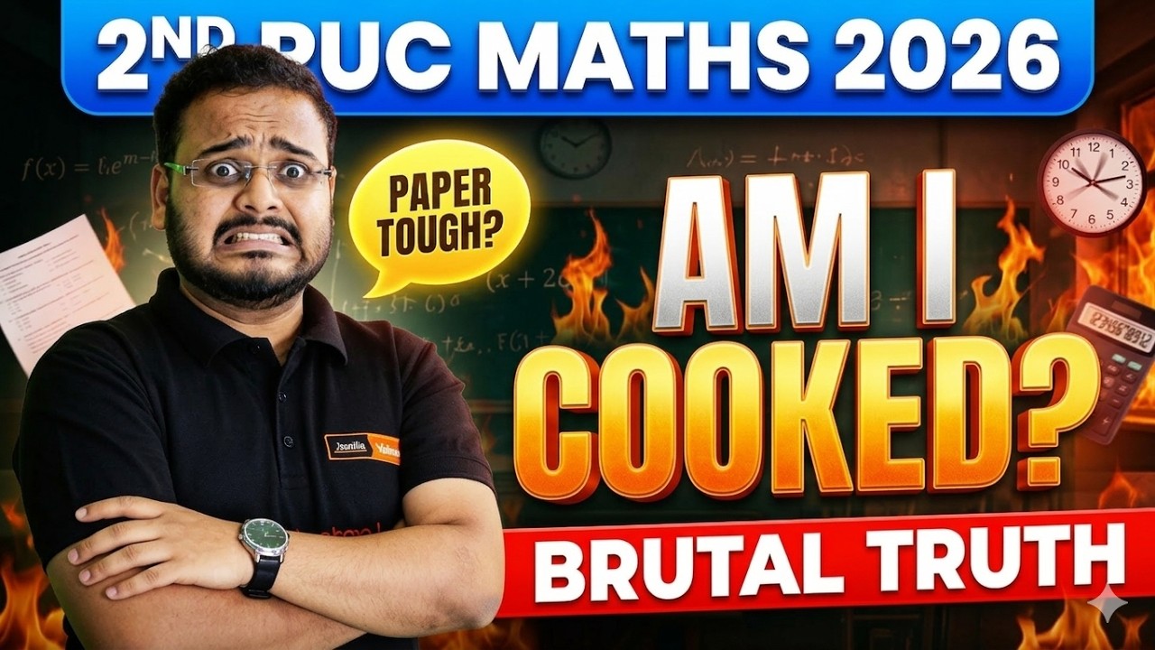 😱 Will 2nd PUC Maths Paper Be Tough in 2026? | Reality Check! 🔥