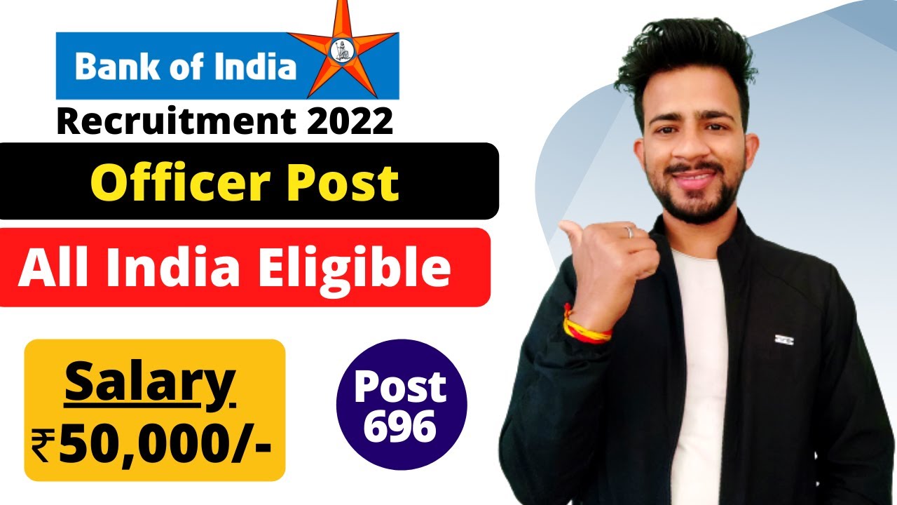 BOI Recruitment 2022 | Salary ₹50,000/- | BOI Officer Online Form 2022 | BOI Vacancy 2022