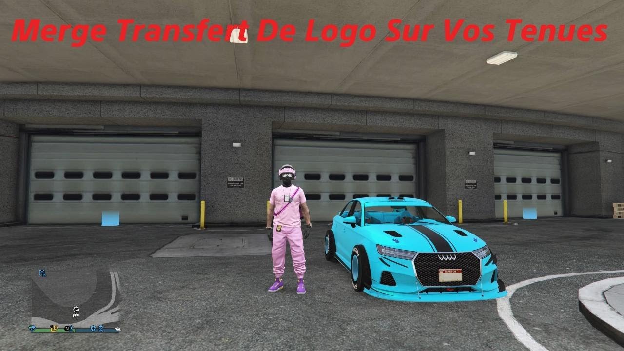 GTA 5 Online Merge transfert De Logo Sur Vos Tenues