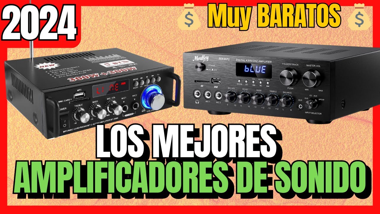 🔊 Los 7 mejores AMPLIFICADORES DE SONIDO BARATOS de Amazon 🔊 [2024] Calidad, Precio, Audio
