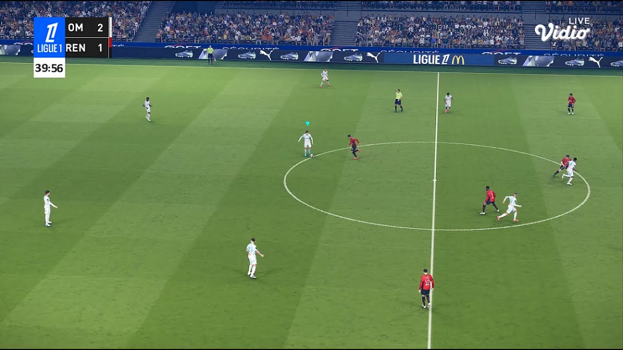 Pes 2021 / Football Life 2025 Marseille Adboards season 2025 By Arl Board preview.