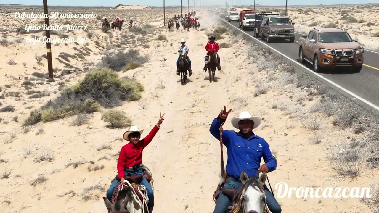 Cabalgata 2025 Ejido Benito Juárez Baja California Sur México 