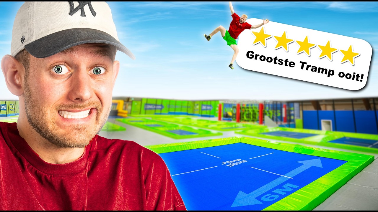 DIT ZOU DE BESTE TRAMPOLINE OOIT MOETEN ZIJN...