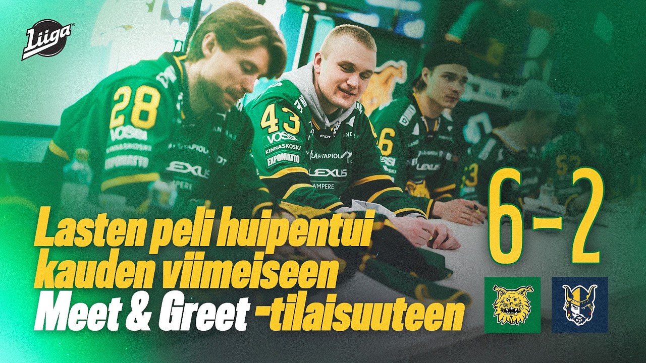 Fiilisvideo: Ilves murskasi Jukurit Lasten pelissä maalein 6-2! 🚨