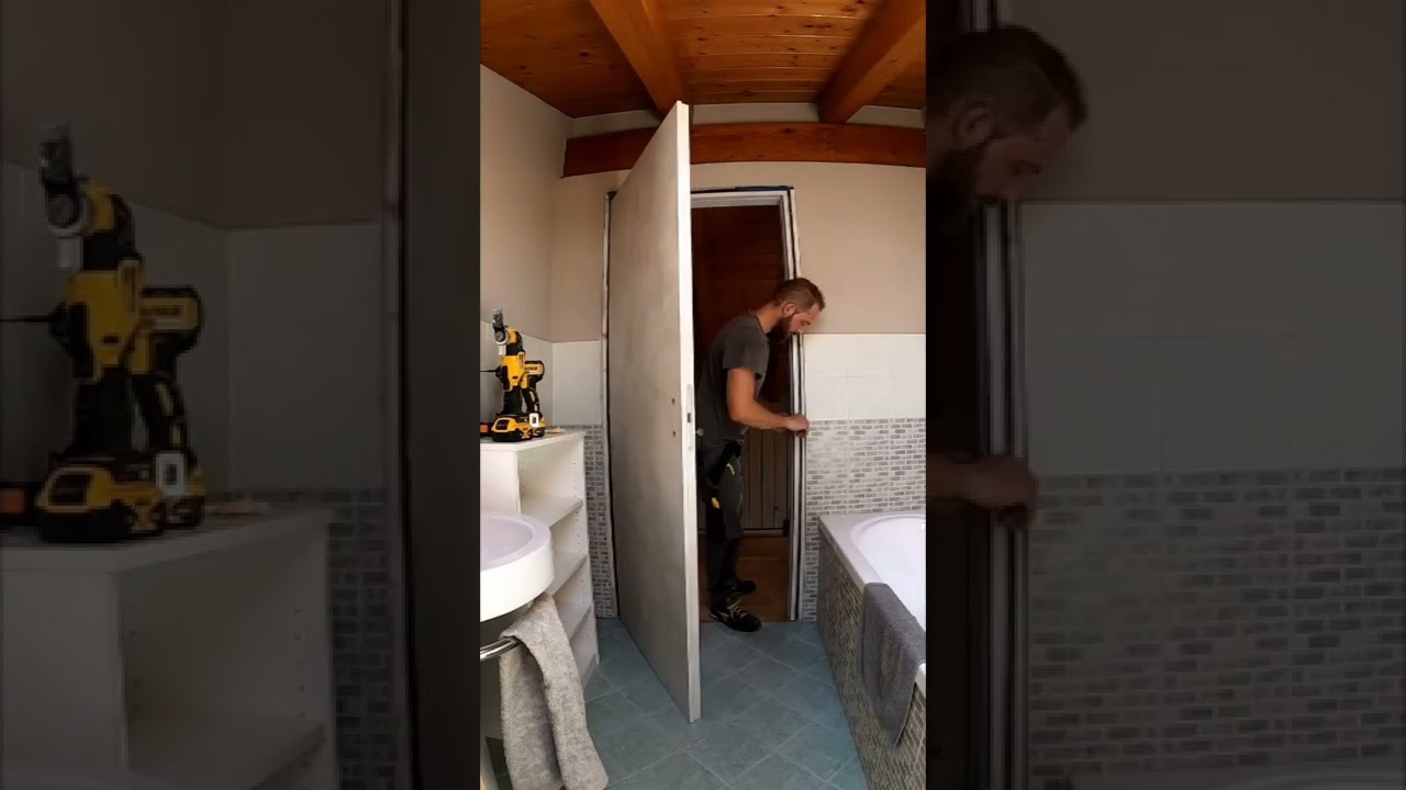 Installazione porta interna battente