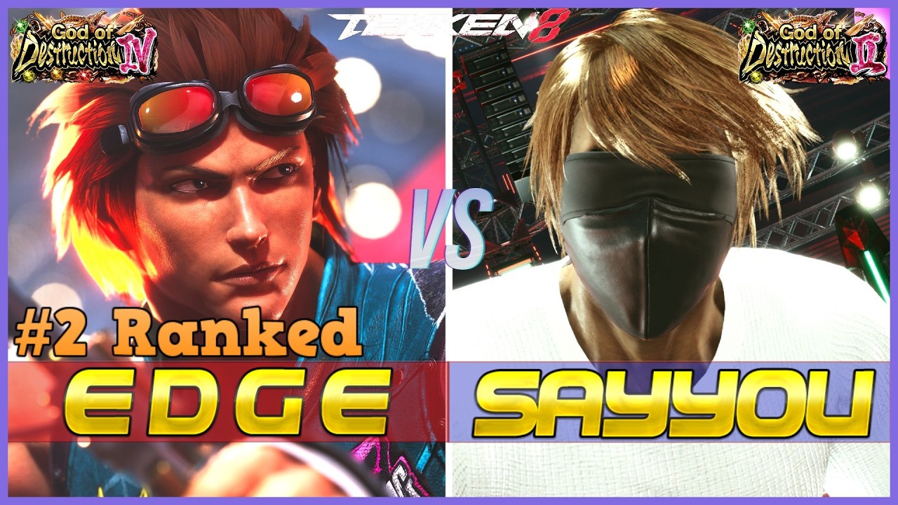 T8 ▰ EDGE (#2 Ranked Hwoarang) Vs SAYYOU (Law) ▰ Tekken 8 High Level Gameplay