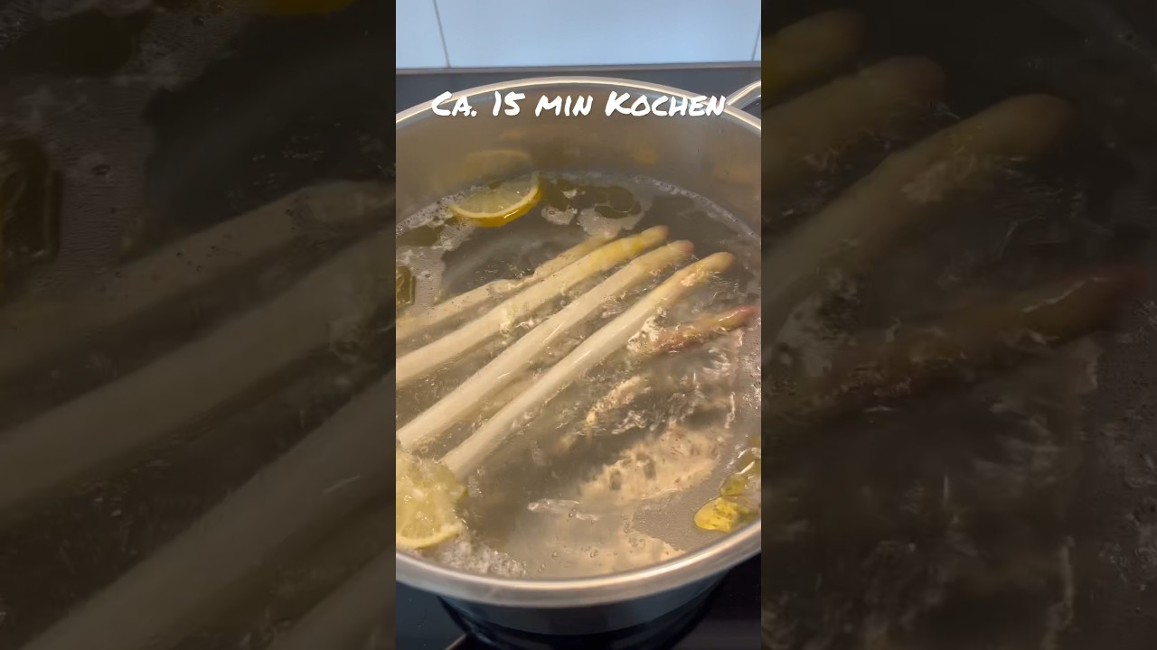 Spargel schnell und einfach kochen! 🧑&zwj;🍳