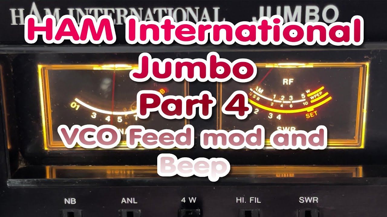 EP 077 &mdash; HAM International Jumbo MK1 &mdash; Модификация точки подачи VCO и переключение звуковых сигналов &mdash; Часть 4
