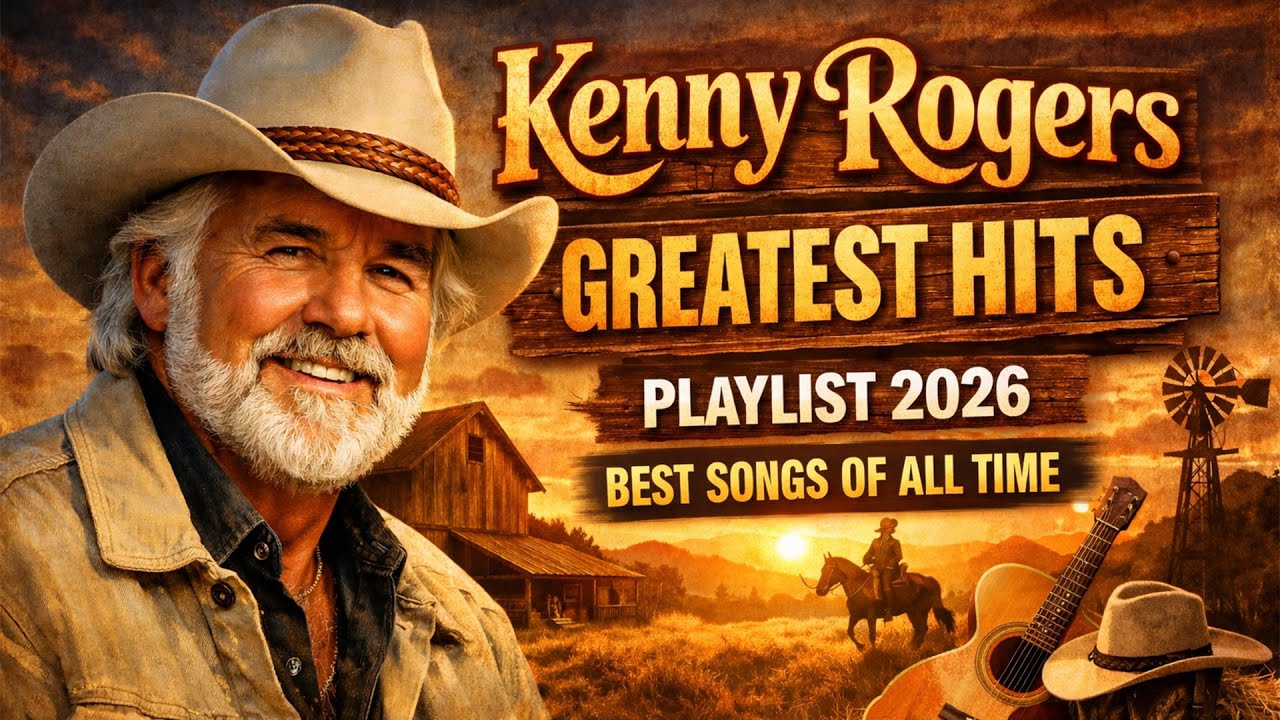 Kenny Rogers Greatest Hits Playlist 2026 🔥 Best Songs Of All Time 70s 80s 90s | The Gambler, Lady