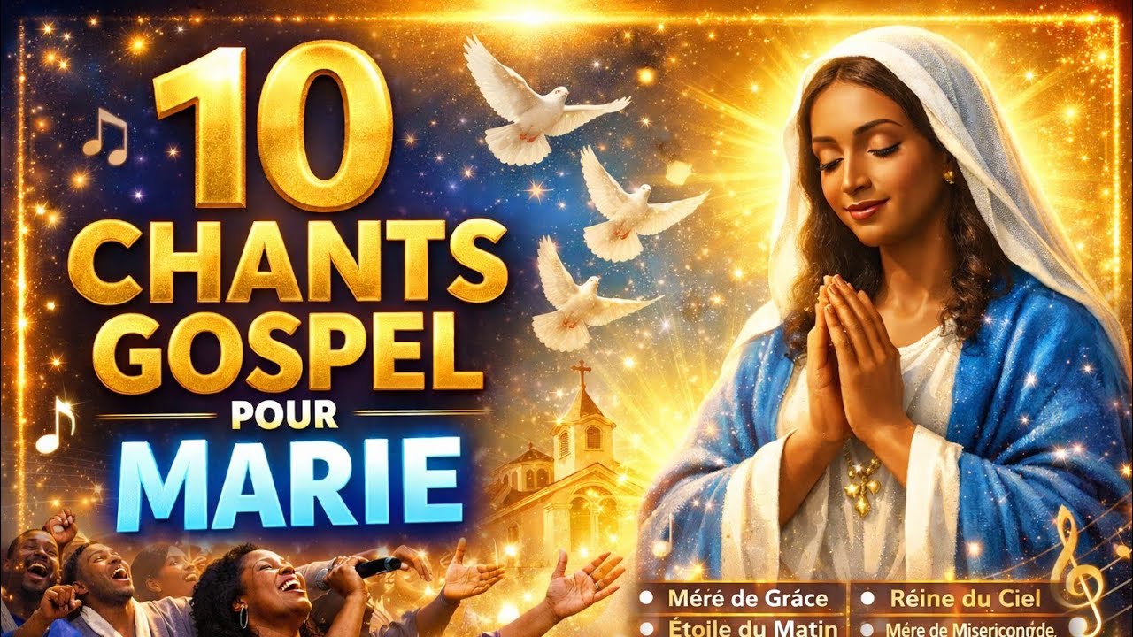 6 Minutes de  MUSIQUE CATHOLIQUE POUR PRIER 🙏 Chants Dédiés à la Vierge Marie