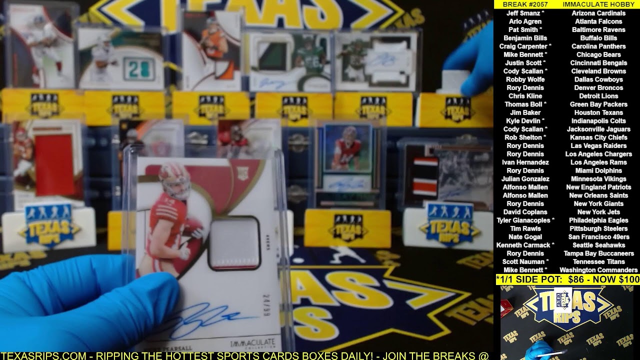 BREAK #2057 - 2025 IMMACULATE HOBBY FOOTBALL