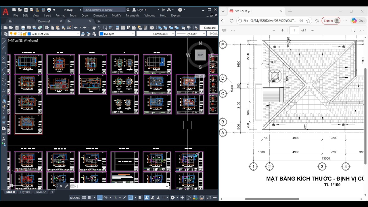 ✅LISPCAD In hàng loạt bản vẽ một cách nhanh chóng | Tips - Autocad ✅