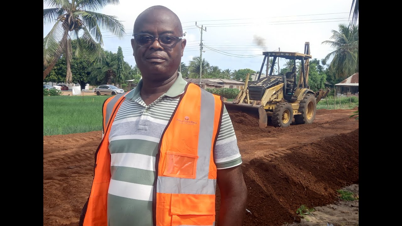 Richard Kwame Sefe connects some communities at Agbledomi