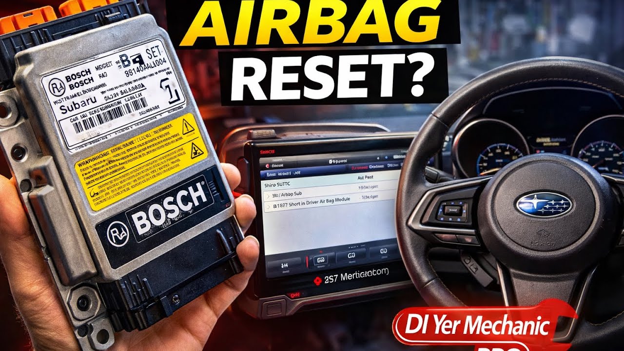 Subaru Outback Airbag Light After Crash | Bosch SRS Module Reset Explained