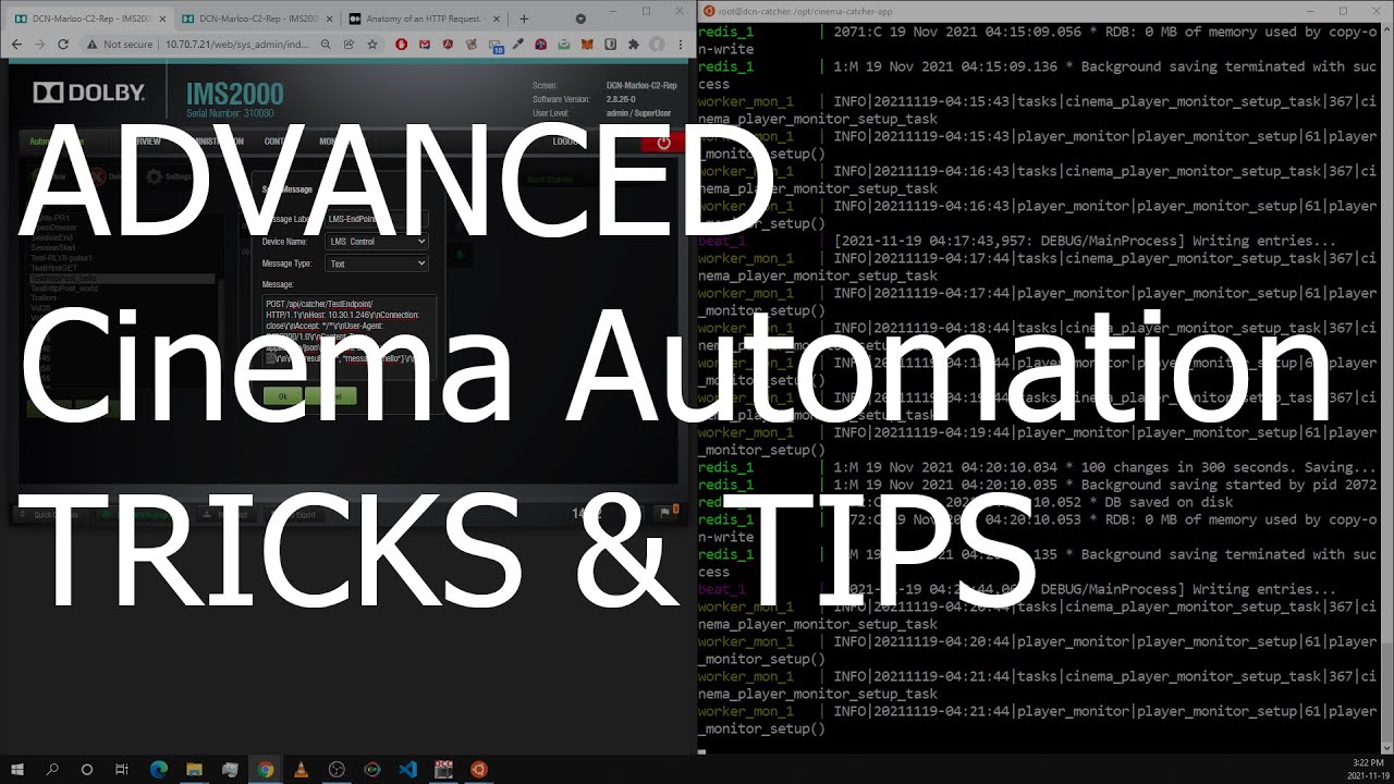 Cinema Advanced Automation tricks and tips (http requests)