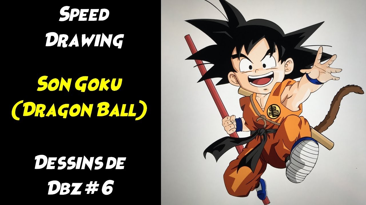 Speed Drawing - SON GOKU (Dragon Ball)