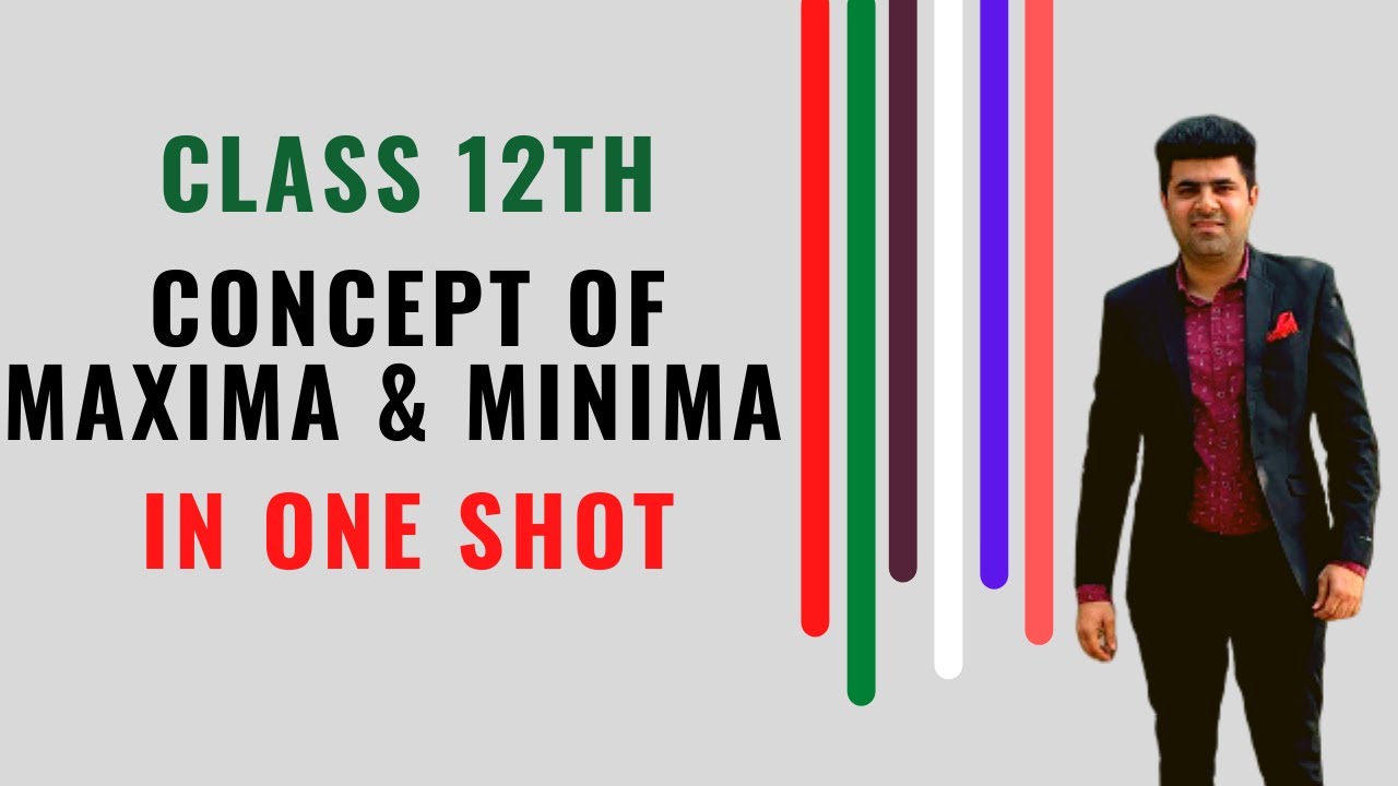 Maxima & Minima Application of Derivative in one shot by Narendra Sir
