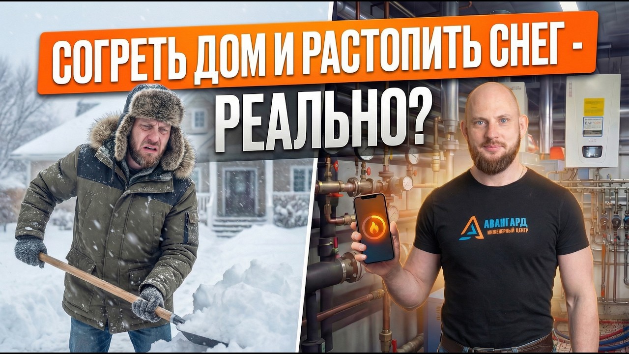 Отопление со СНЕГОТАЯНИЕМ: роскошь или необходимость?