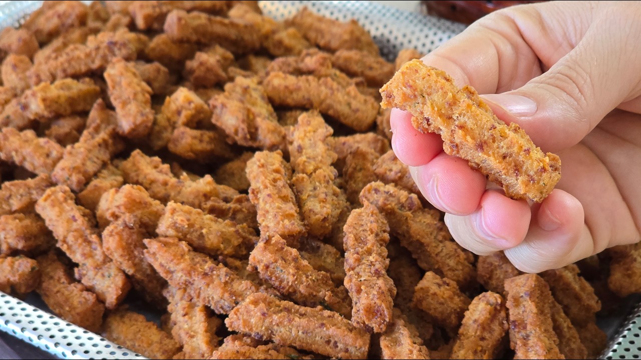 Tirinhas de Linguiça com Massa de Batata! Salgado Fácil e Lucrativo
