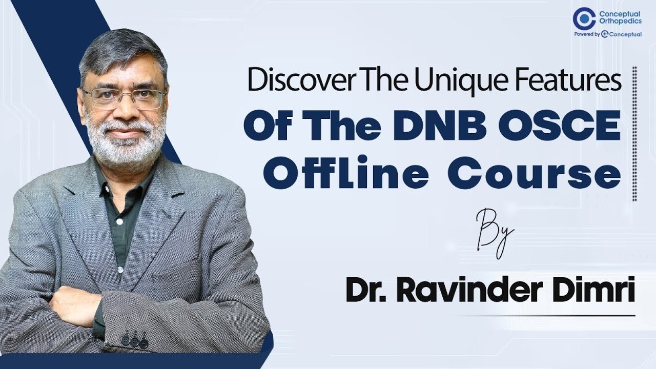 DNB OSCE offline course | Dr Ravinder Dimri | eConceptual