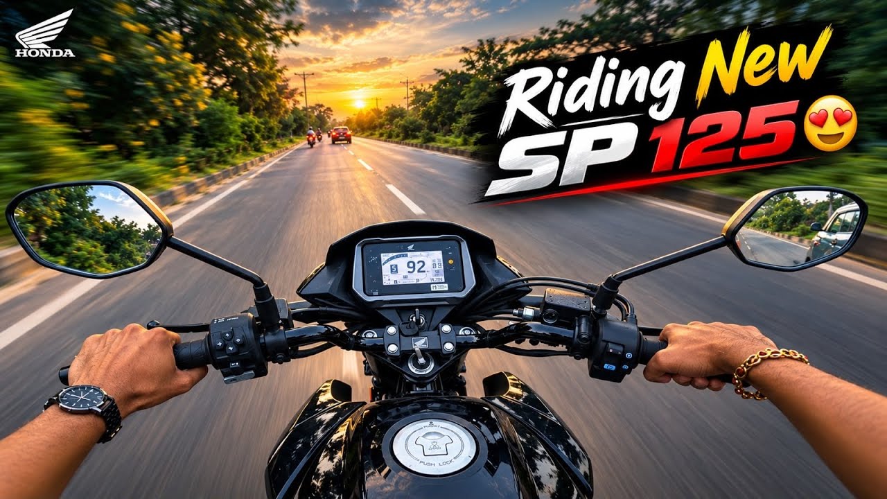 New Honda SP 125 2026 Ride🔥| Real Performance, Mileage & Comfort Test