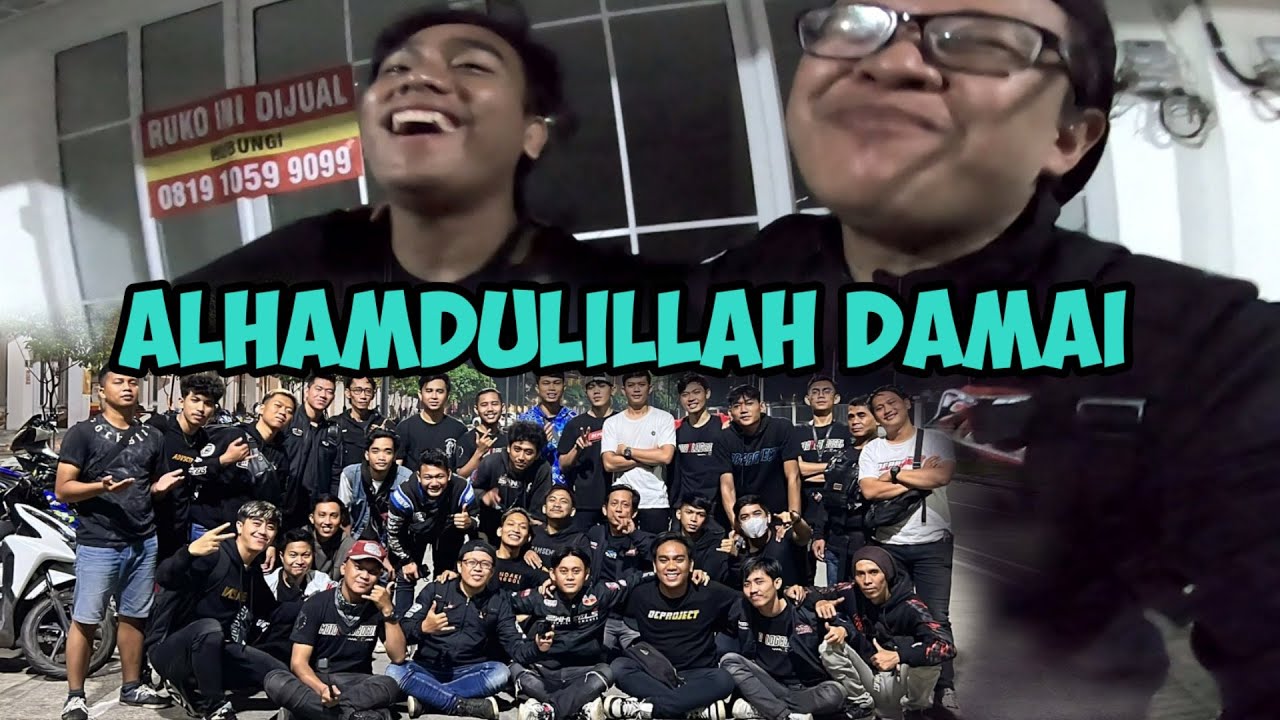 ALHAMDULILLAH SELESAI❗DAMAI TEAM SEMVACK, TEAM KUPROY, TEAM RIDER, MV BOGOR SEPAKAT KITA AKHIRI INI