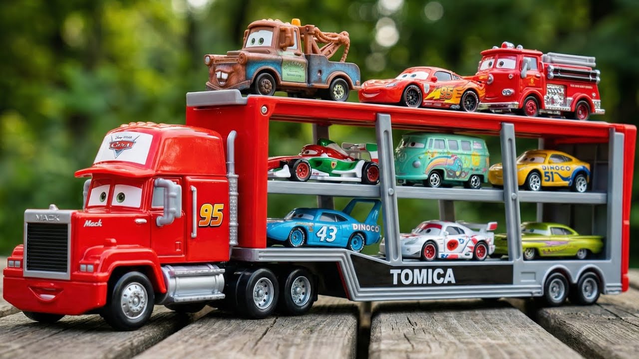 Disney Pixar Cars toys Review | Lightning McQueen, Finn McMissile, Mack, Doc Hudson,Cruz Ramirez