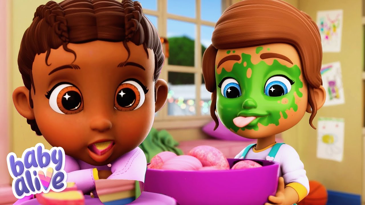 No No Vegetables for Me! 😤 Baby Alive Official 🍼 Spooky Cartoons for Kids ✨ Kids Videos 💕 #babyalive