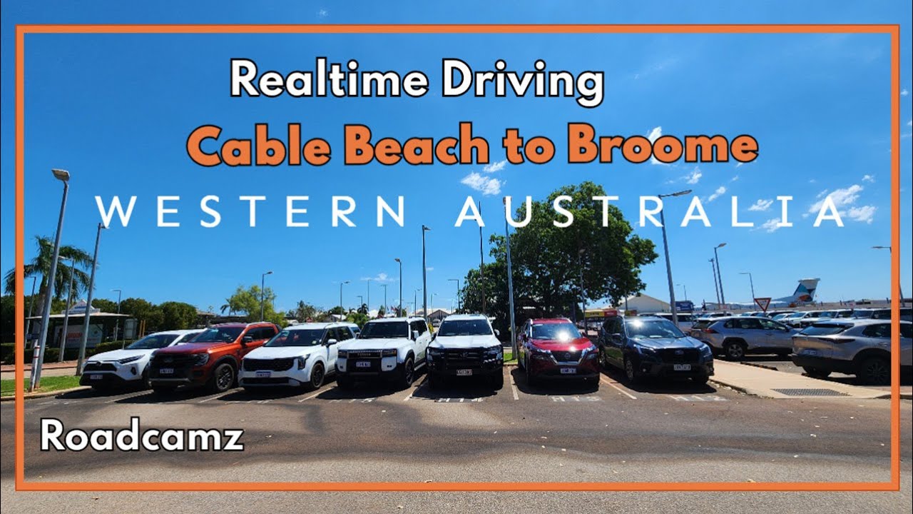 Driving to Broome Airport | Western Australia🚗 🇦🇺