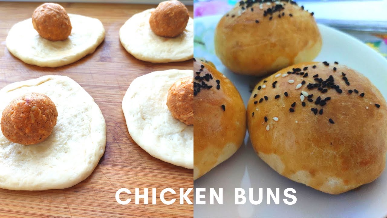 Chicken Bun Recipe| Chicken Stuffed Bun Recipe