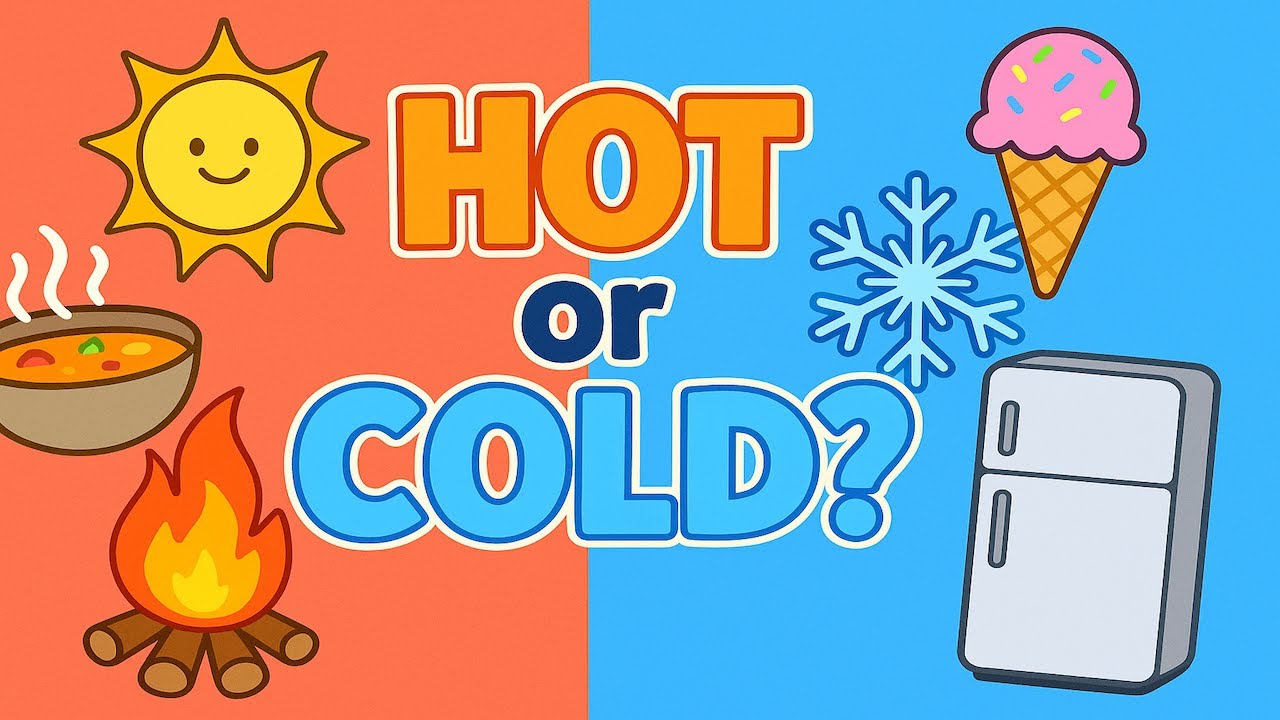 Hot or Cold Quiz for Kids 🔥❄️ | Learn Opposites and Temperature