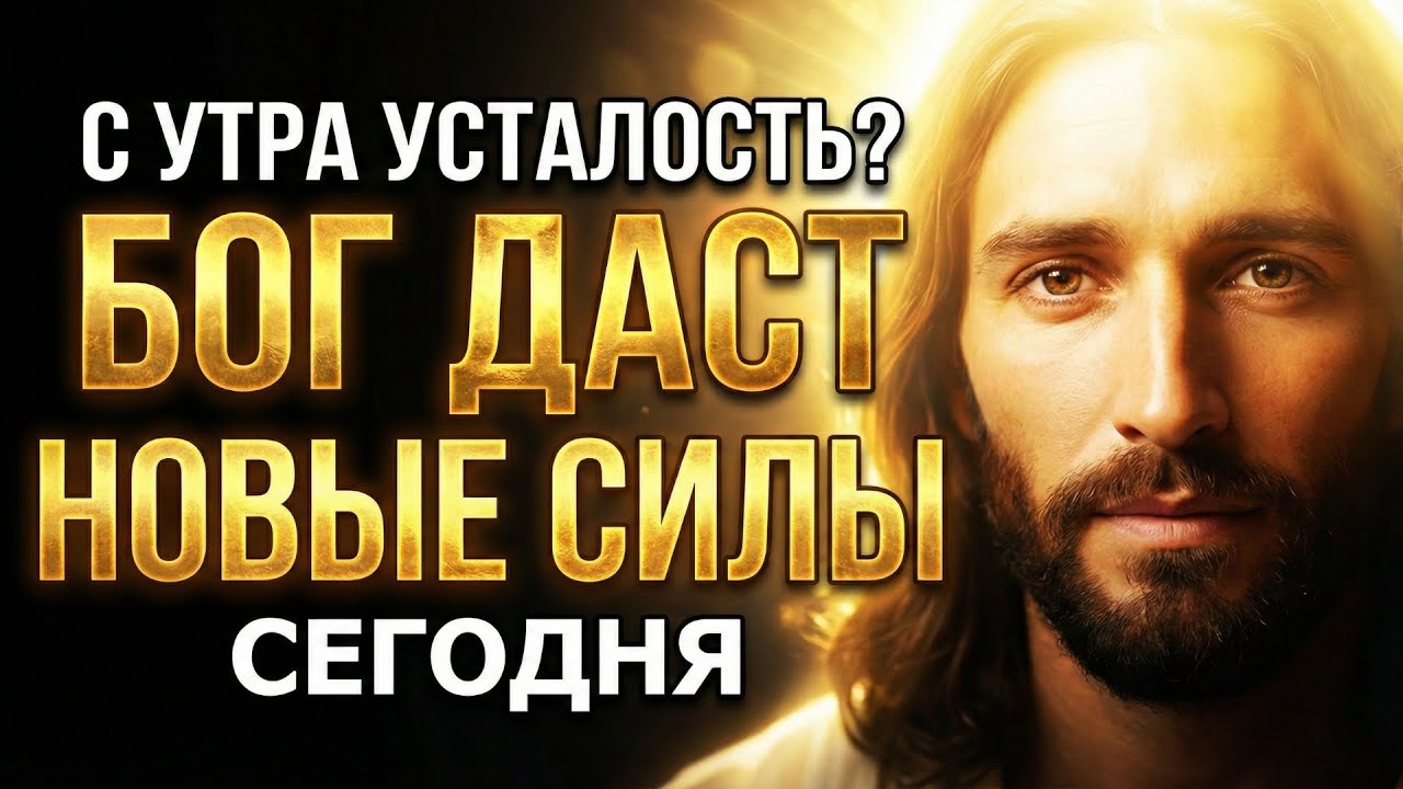 ЕСЛИ ТЫ ЧУВСТВУЕШЬ УСТАЛОСТЬ С УТРА — Бог Даст Тебе Новые Силы