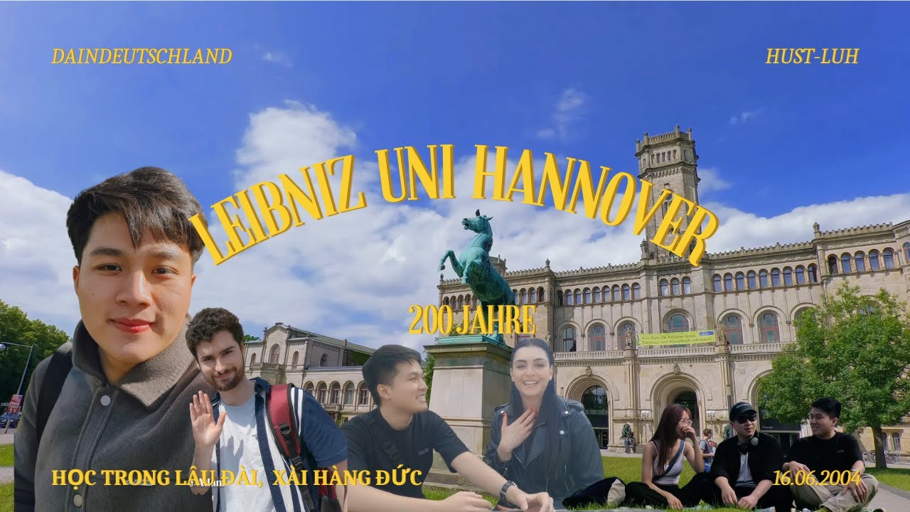 Trường đại học ở Đức | Leibniz Universität Hannover, học trong lâu đài hơn 200 năm tuổi #foryou#fyp