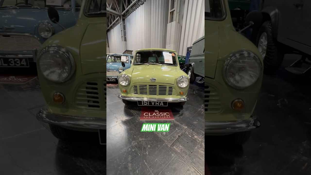 1961 Austin Mini Van sells at the Classic Car Auctions by Iconic Auctioneers NEC sale.